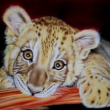 Схема вышивки «Такие грустные глаза»