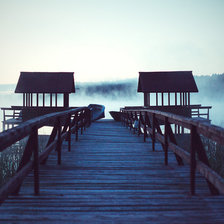 Схема вышивки «Причал»