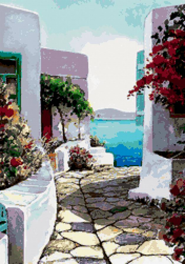 Дорога к морю. - природа, море, пейзаж. - предпросмотр