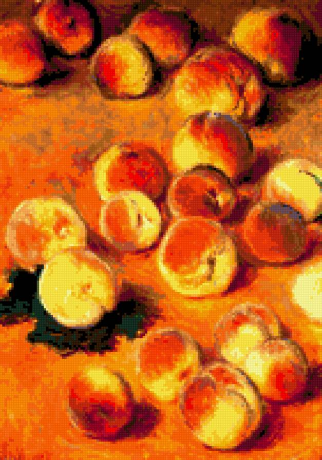 Персики - клод моне - предпросмотр