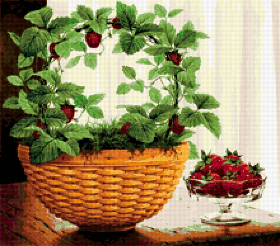 худ.r .cowdrey - клубника, для кухни - предпросмотр