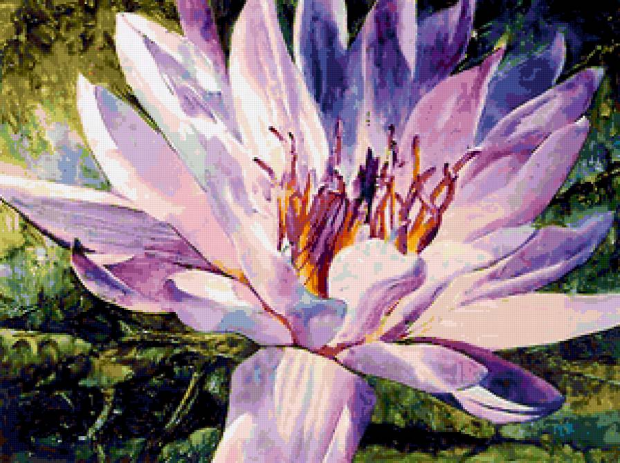 Серия "Букет" - букет, лотос, цветы - предпросмотр