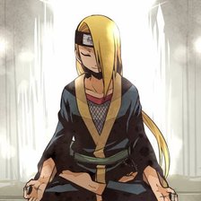 Схема вышивки «Дейка медитирует»