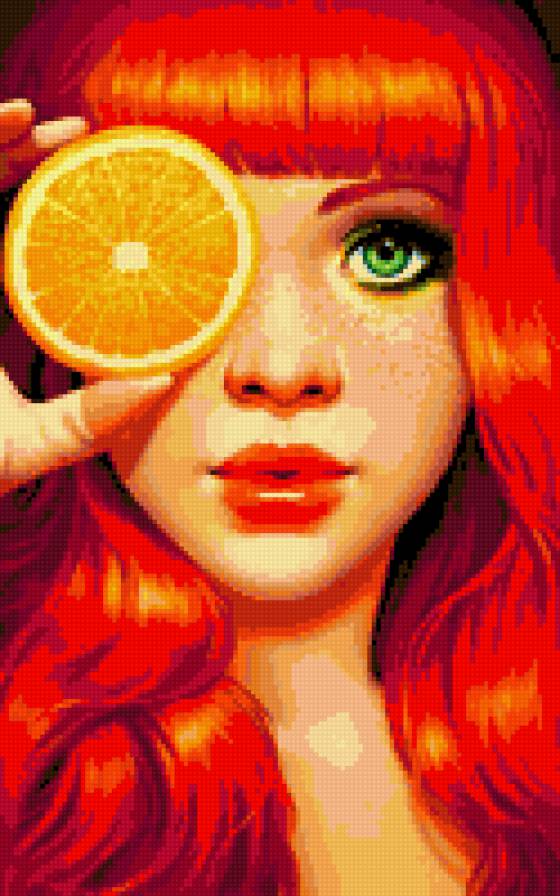 Апельсиновое безумие - рыжая - предпросмотр