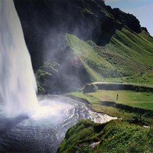 Схема вышивки «водопад Сельяландфосс»
