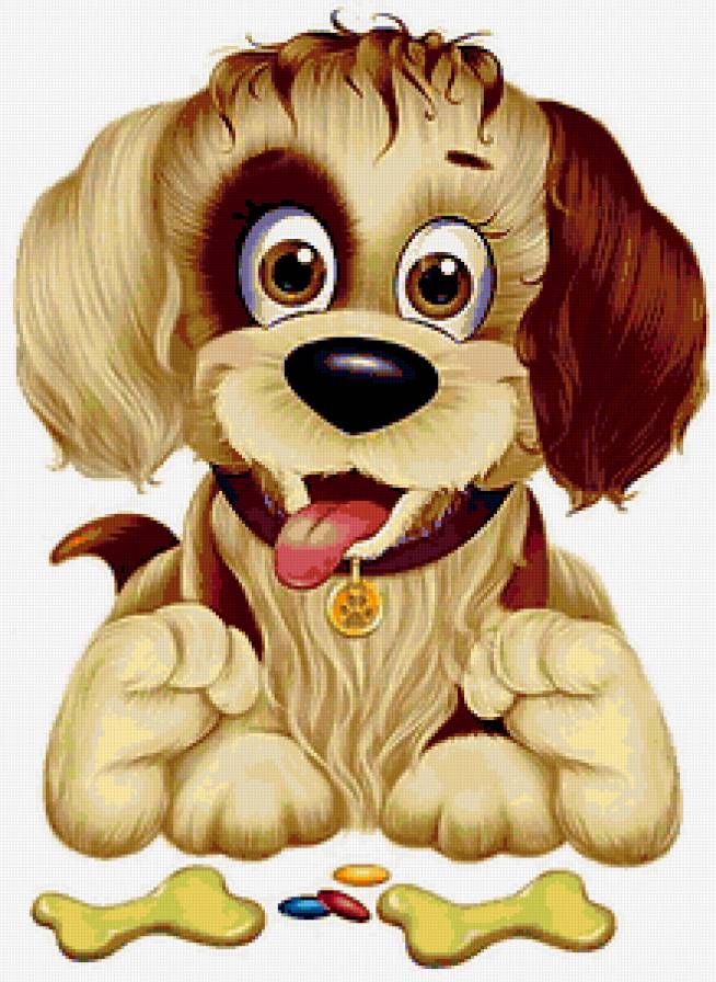 Собачка - щенок, собаки, животные, детская - предпросмотр