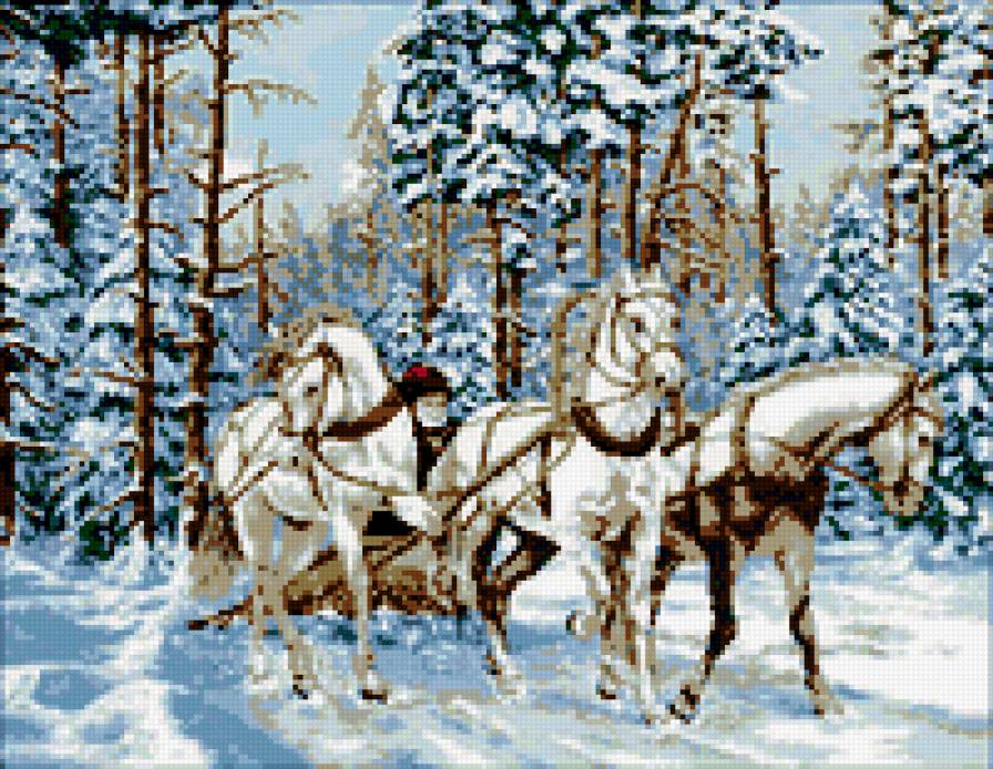 русская тройка - предпросмотр