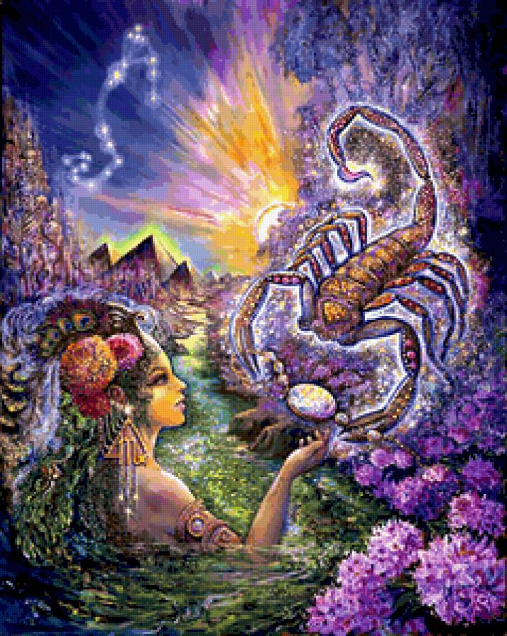 Скорпион, Жозефина Уолл - знаки зодиака, скорпион - предпросмотр