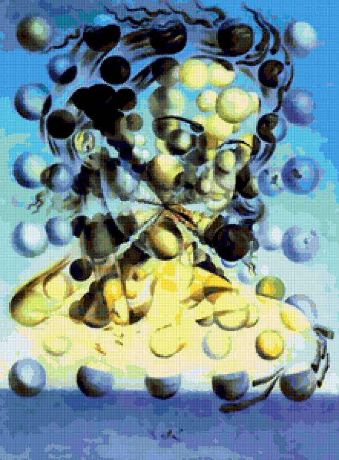 Дали. Сферическая Галатея - картина - предпросмотр