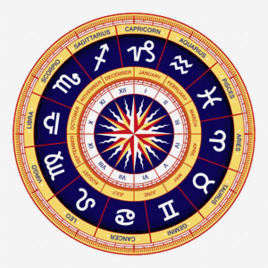 №411313 - скатерть, символы, орнамент, подушка, салфетка, узор, гороскоп - предпросмотр