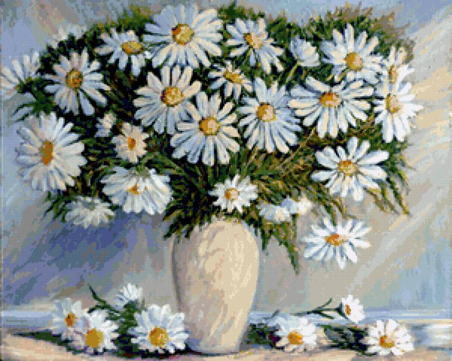 Серия "Букет" - цветы, ромашки, букет - предпросмотр