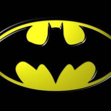 Оригинал схемы вышивки «Логотип Бэтмена1» (№411512)