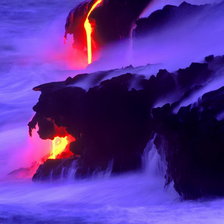 Схема вышивки «вулкан»