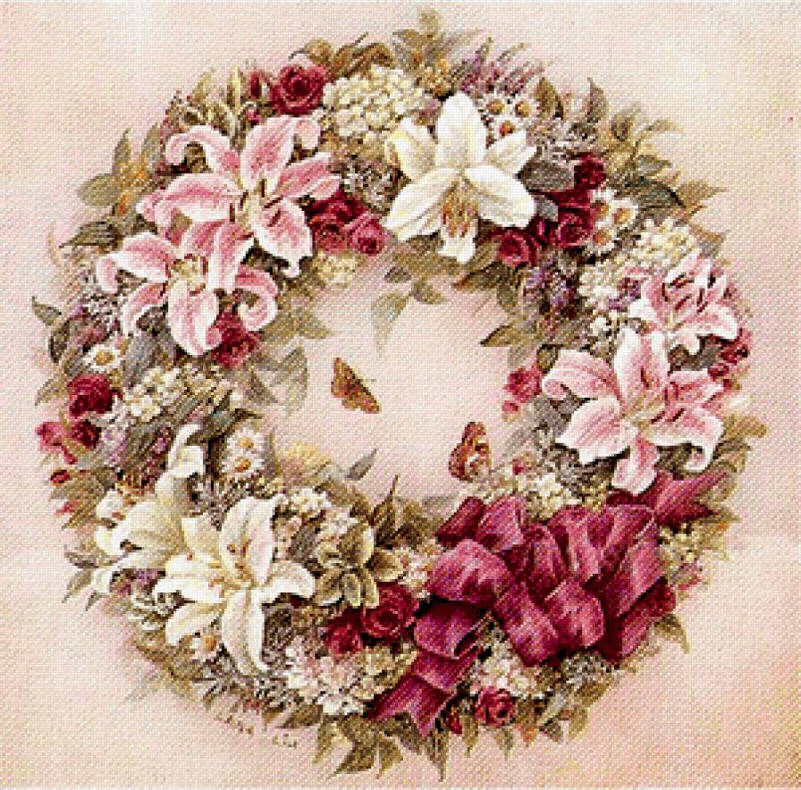 венок - цветы, венок - предпросмотр