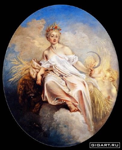 №411772 - антуан ватто, живопись, портрет, дееушка - оригинал