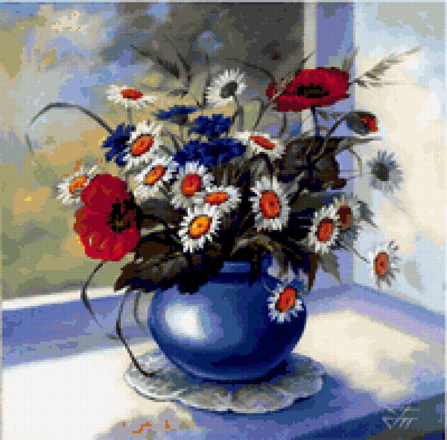 Букет - букет, ромашки, утро - предпросмотр