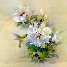Оригинал схемы вышивки «цветы» (№411953)