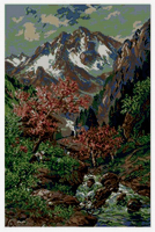 горы - пейзаж, горы - предпросмотр