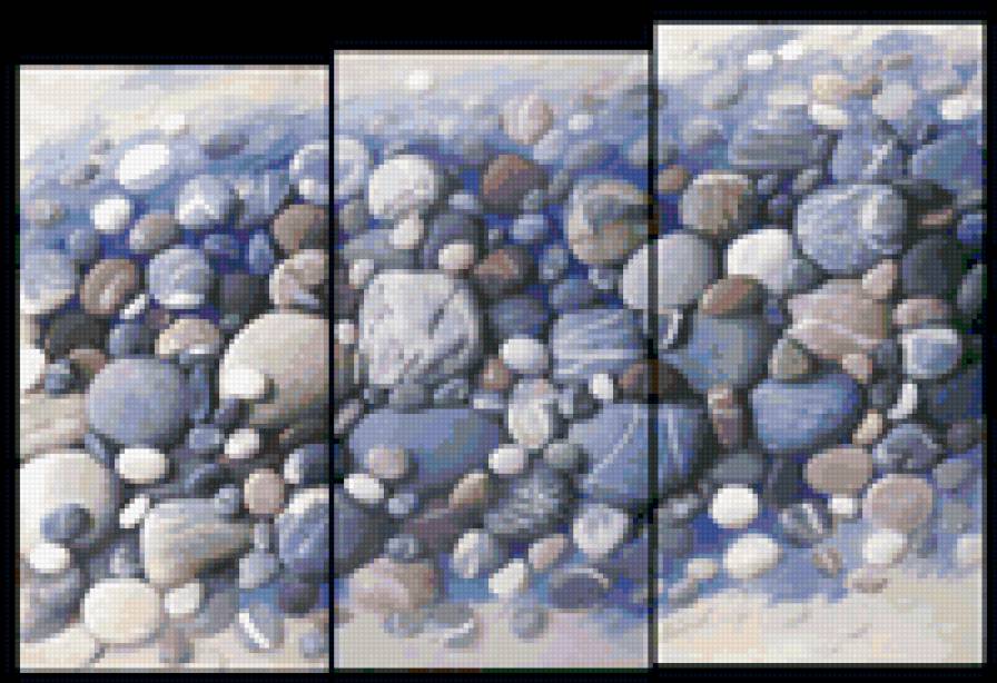 морской триптих - триптих, море - предпросмотр