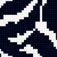 Предпросмотр схемы вышивки «зебры» (№412394)