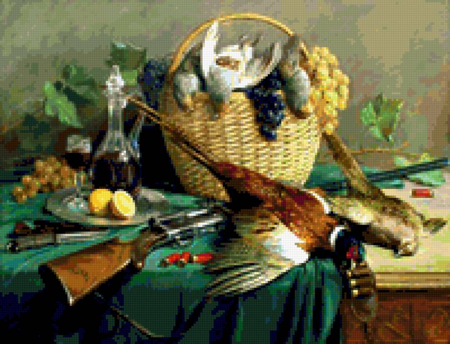 Натюрморт с дичью - овощи, натюрморт, дичь - предпросмотр