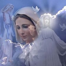 Схема вышивки «дева Мария»