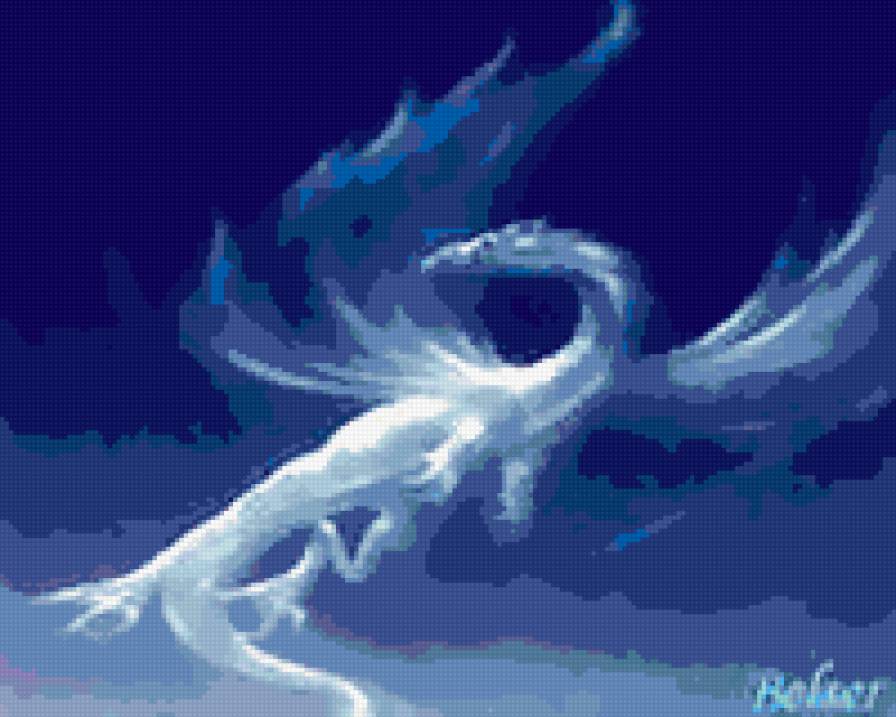 дракон - воздух, дракон, небо - предпросмотр