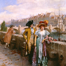 Схема вышивки «красивая пара»