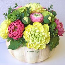 Схема вышивки «пионы»