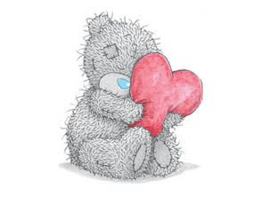 сердечко - мишка тедди - оригинал