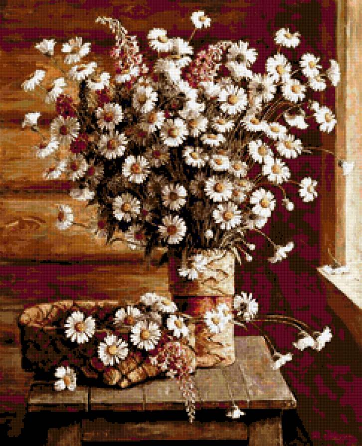 Ромашки - ромашка, цветы, полевые цветы, букет, ромашки, красота - предпросмотр