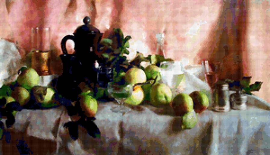 серия ,,натюрморт" - натюрморт.фрукты - предпросмотр