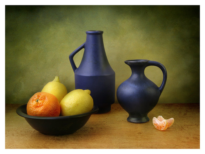 серия ,,натюрморт" - натюрморт.фрукты.кувшин - оригинал