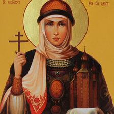 Схема вышивки «св.княгиня Ольга»