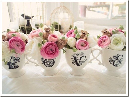 Love - для кухни, чашки, любовь, цветы - оригинал