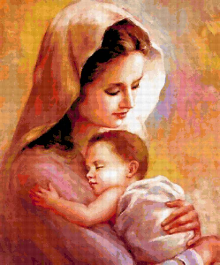 Мать и дитя - мама, портрет, дети - предпросмотр