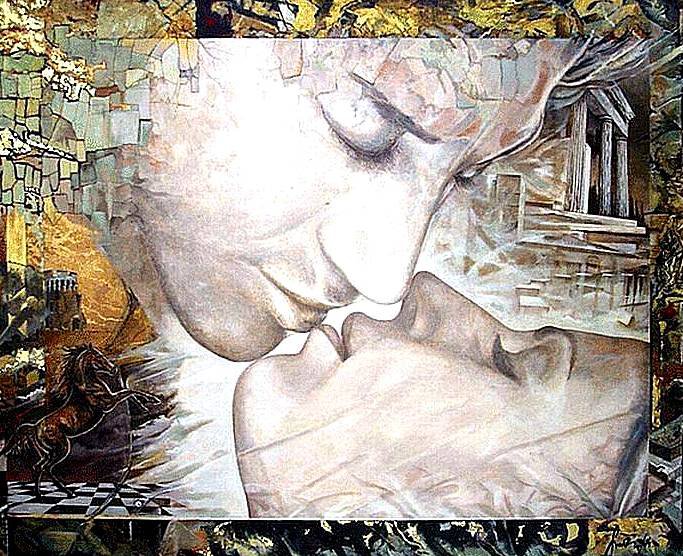 Love - любовь, двое, поцелуй - оригинал