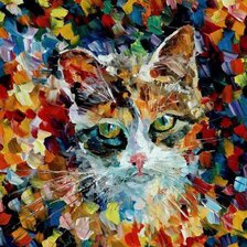 Схема вышивки «кот (по Л.Афремову)»