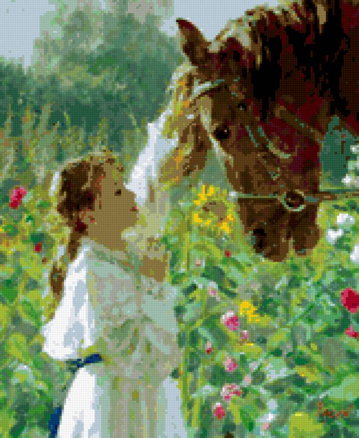 Любимая лошадка - дюди, животные - предпросмотр