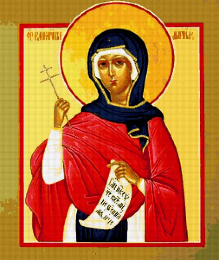 св.Маргарита (Мариана) антиохийская - икона - предпросмотр