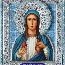 Оригинал схемы вышивки «св.Мария Магдалина» (№414348)