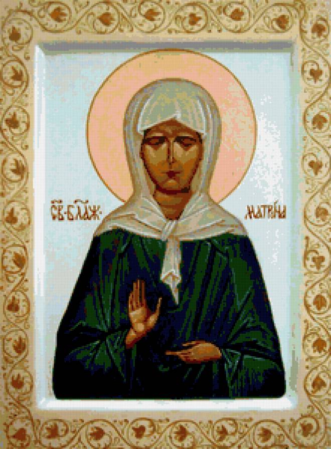 св.Матрона московская - икона - предпросмотр