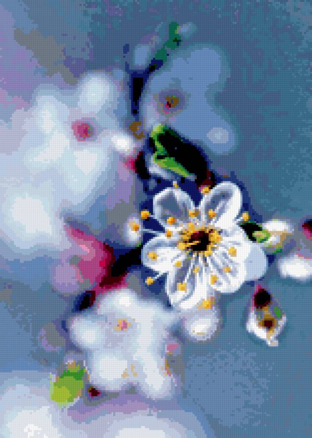 яблоня - яблоня, весна, цветы - предпросмотр