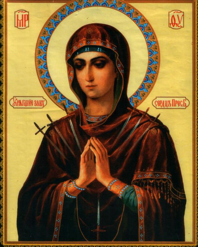 Умиление злых сердец - икона - оригинал