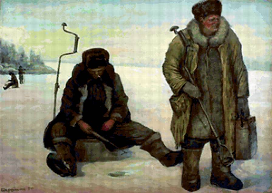 зимняя рыбалка - рыбалка - предпросмотр