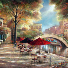 Схема вышивки «cafe»