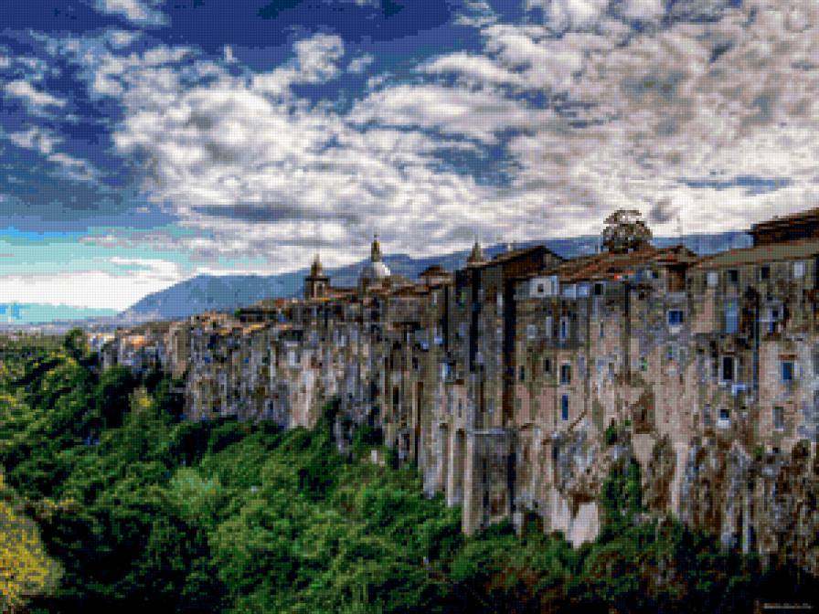 1 - природа, небо, пейзаж, здания - предпросмотр