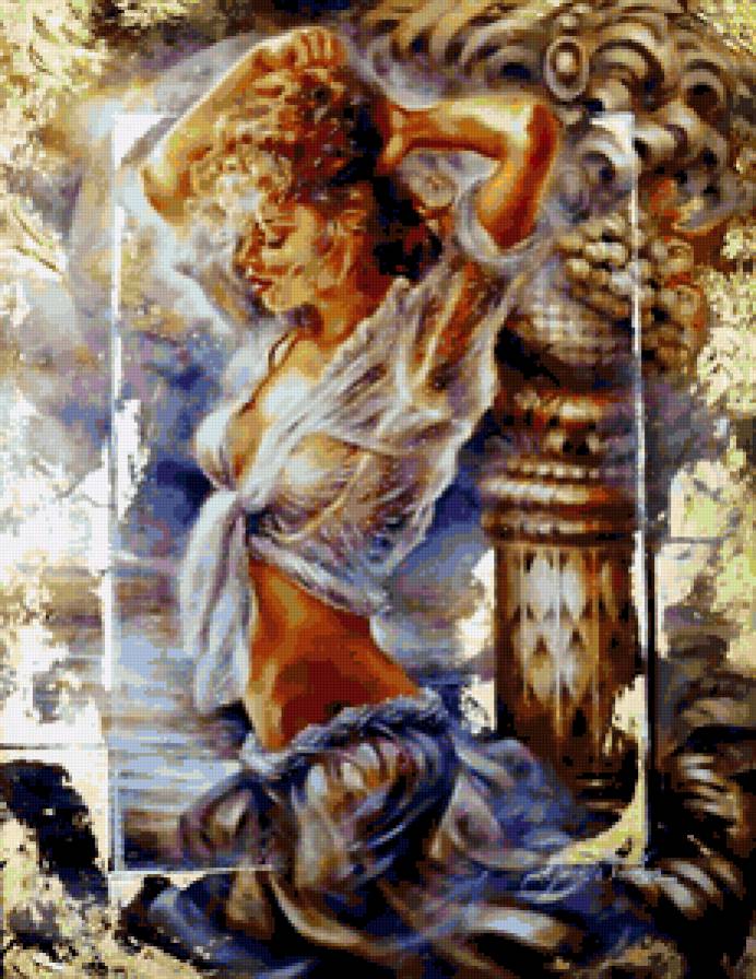 Серия "Она" - пейзаж, девушка, море - предпросмотр