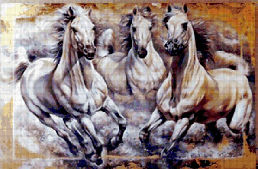 Серия "Кони" - кони, лошади, животные - предпросмотр