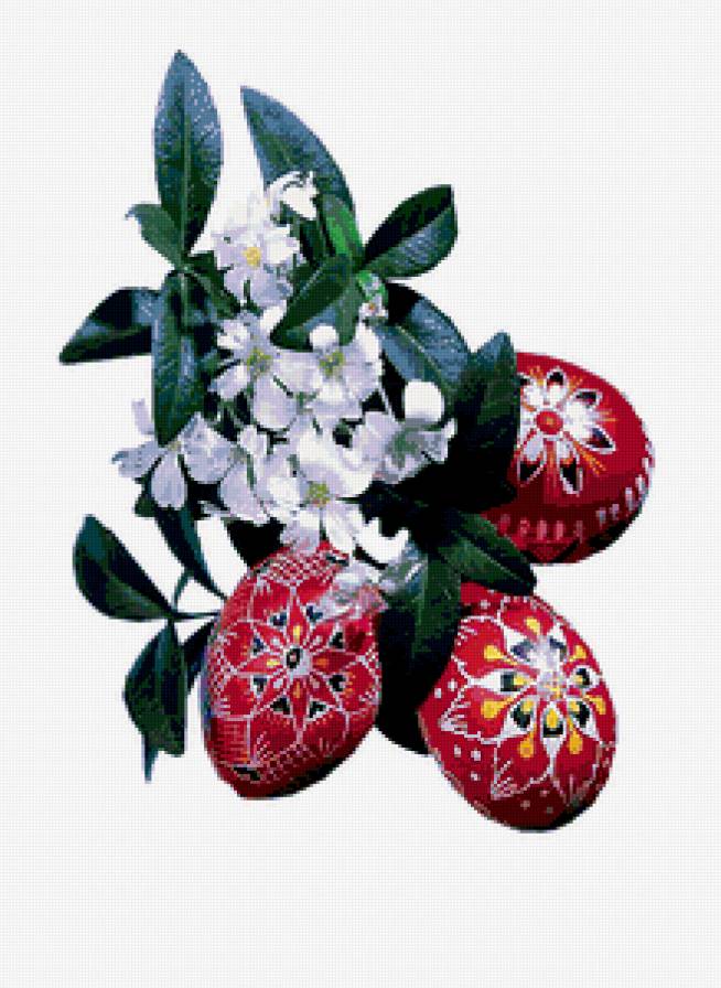 №415269 - пасха, букет, натюрморт, цветы, яйца - предпросмотр